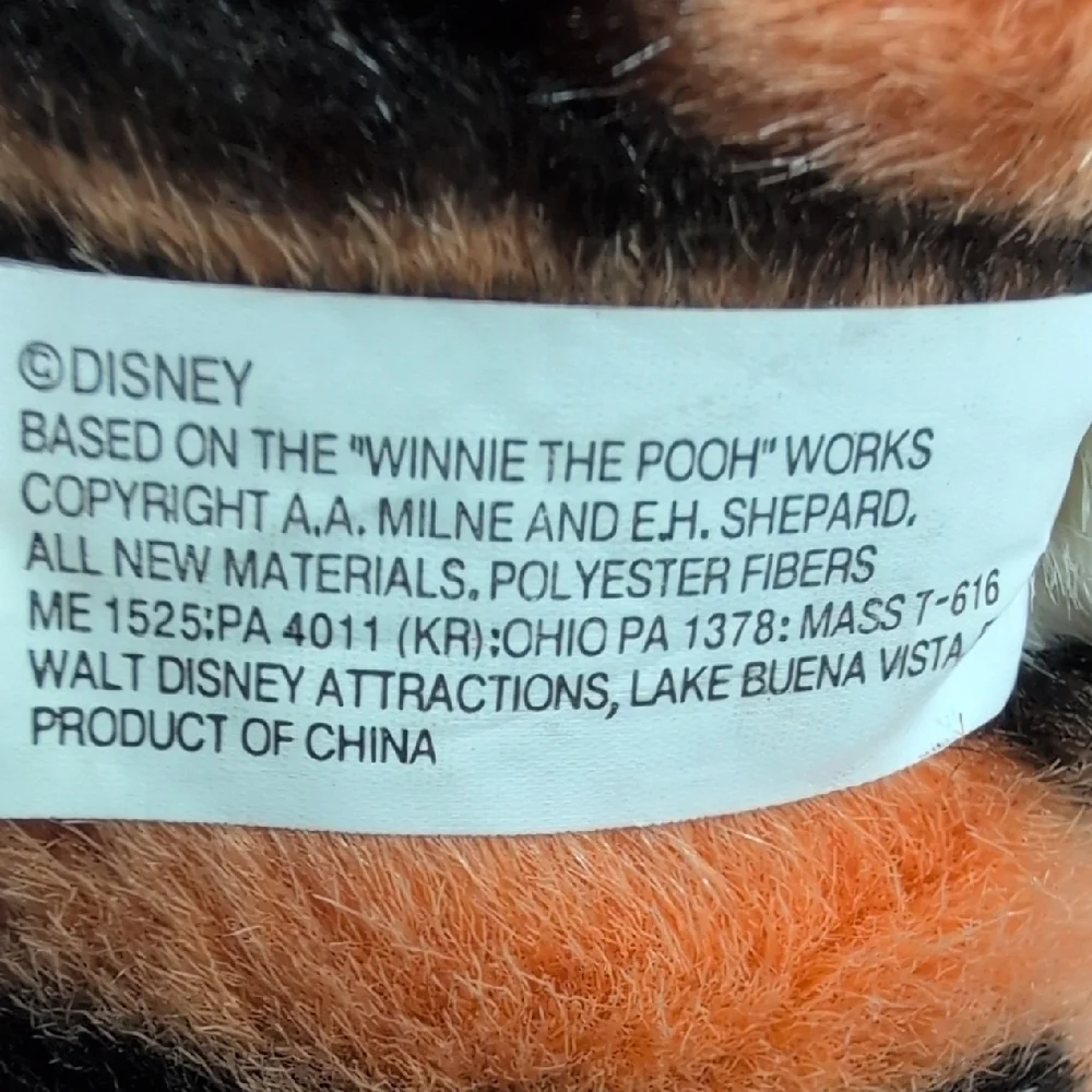 Disney Tigger Plush - Orange and Cream
